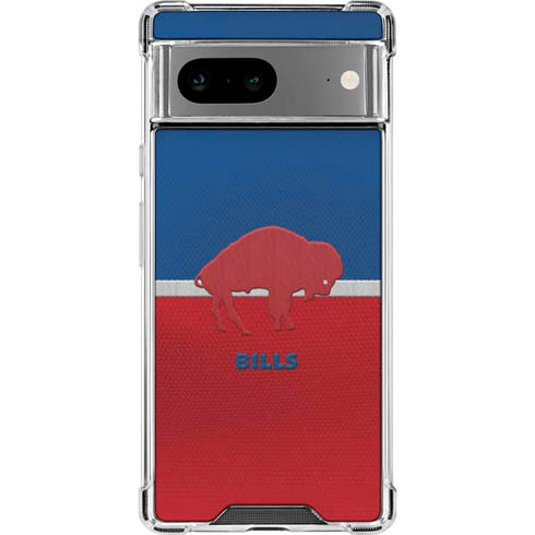 NFL Buffalo Bills Vintage Google Pixel 7a Clear Case